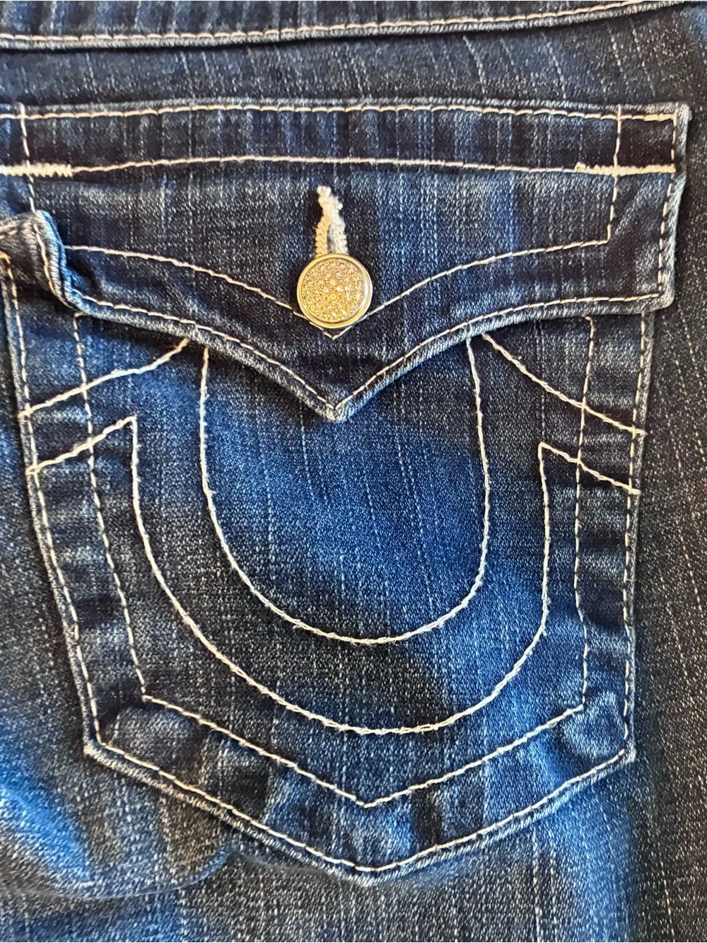 True Religion Men’s Indigo Blue Denim Jeans